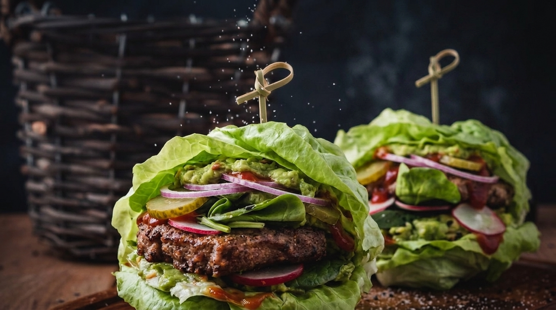 Smashed Turkey Lettuce Wrap