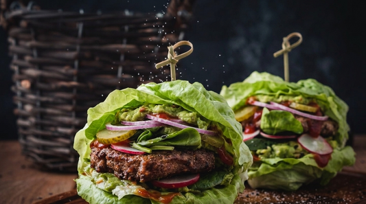 Smashed Turkey Lettuce Wrap