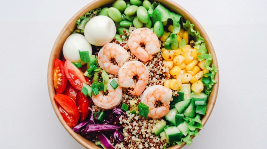 Sunny & Zesty Shrimp Quinoa Bowl