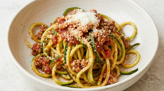 Turkey Meatball Zoodle Bowl