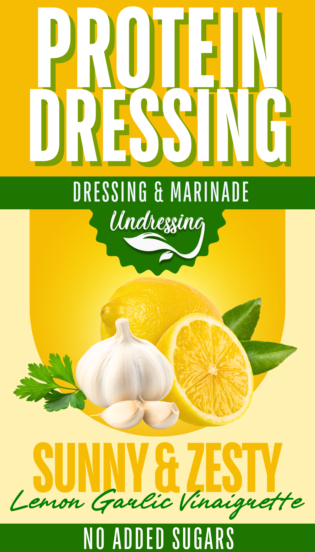 Sunny & Zesty- Lemon Garlic Vinaigrette
