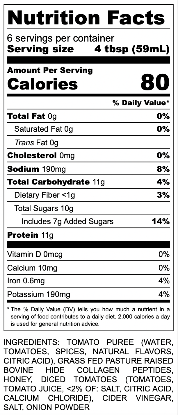 Protein Ketchup